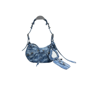 le cagole xs shoulder bag bluecaramel for women 102in259cm 2799 1139