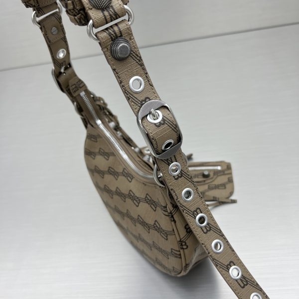 1 le cagole xs shoulder bag bluecaramel for women 102in259cm 2799 1139
