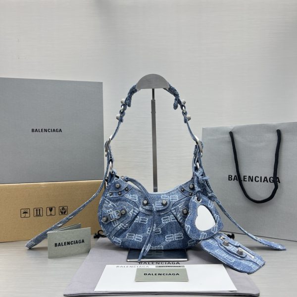 13 le cagole xs shoulder bag bluecaramel for women 102in259cm 2799 1139