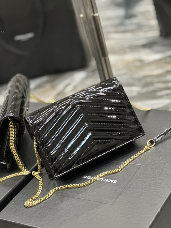 3 envelope small bag Pochette black for women 75in19cm 2799 1172