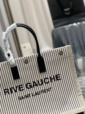 2-Rive Gauche Tote Bag White For Women 18.8in/48cm  - 2799-1181