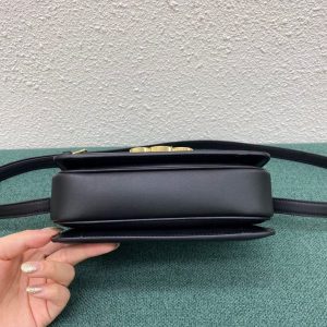 7 teen triomphe bag in floral jacquard blackbrown for women 7in185cm 2799 1198