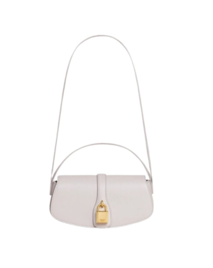 clutch on strap tabou in triomphe smooth whitebrownblack for women 7in18cm 10i593dq101ck 2799 1205