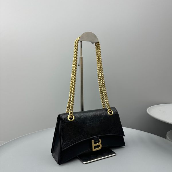 12 crush small chain bag black for women 98in25cm 716351210it1000 2799 1213