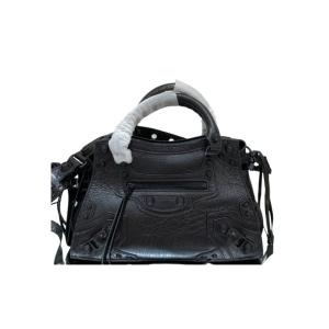 neo cagole city small handbag blacksilver for women 13in33cm 2799 1235