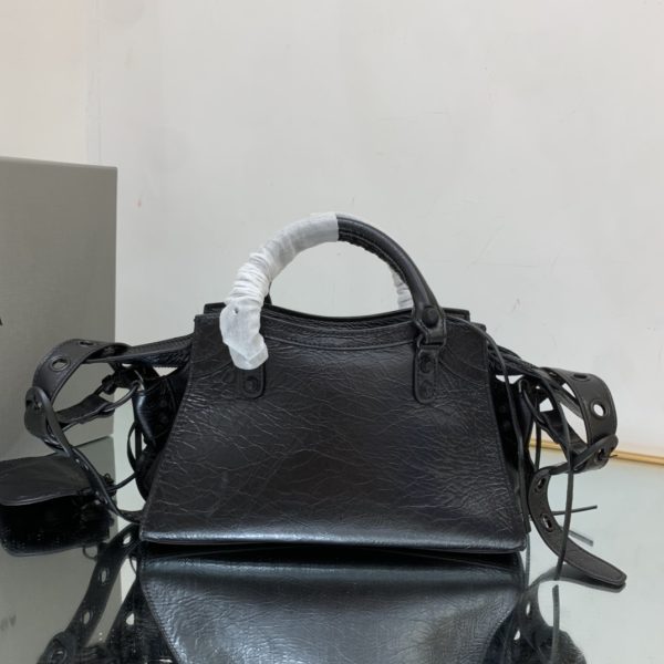 12 neo cagole city small handbag blacksilver for women 13in33cm 2799 1235