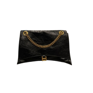Crush Large Chain Bag Black For Women 15.7in/39.8cm 716332210IT1000  - 2799-1241