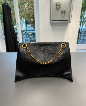 1-Crush Large Chain Bag Black For Women 15.7in/39.8cm 716332210IT1000  - 2799-1241