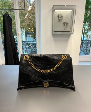 3-Crush Large Chain Bag Black For Women 15.7in/39.8cm 716332210IT1000  - 2799-1241