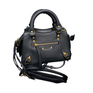 Neo Classic Mini Handbag Black/White For Women 8.6in/21.8cm  - 2799-1246