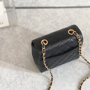 3 mini flap bag with handle black for women 66 in 17 cm 2799 1291