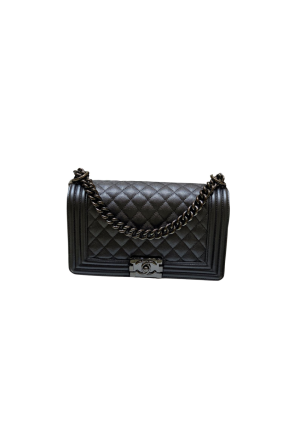 boy flap with black chain bag balck for women 98 in 25 cm a67086 y09953 94305 2799 1309