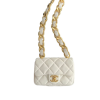 trendy cc flap bag white beige for women 67 in 17 cm 2799 1310