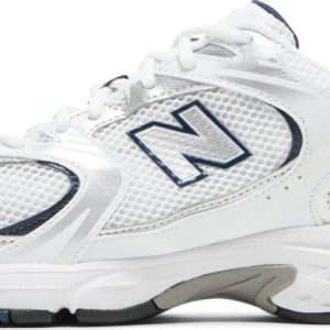 2 new balance 530 white silver navy 2799 246