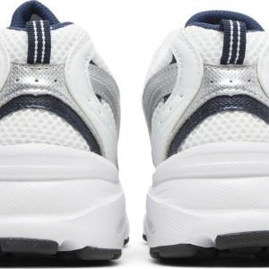 5 new balance 530 white silver navy 2799 246