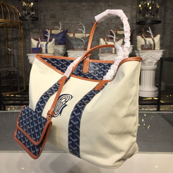 8 double sided shopping bag whitenavy bluered for women 142in36cm 2799 1346