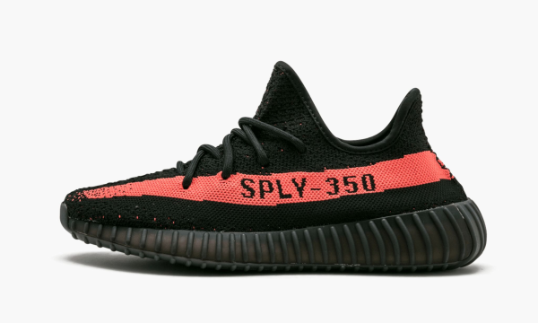 2799 - Yeezy Boost 350 V2 Core Black Red - simbolo adidas verde