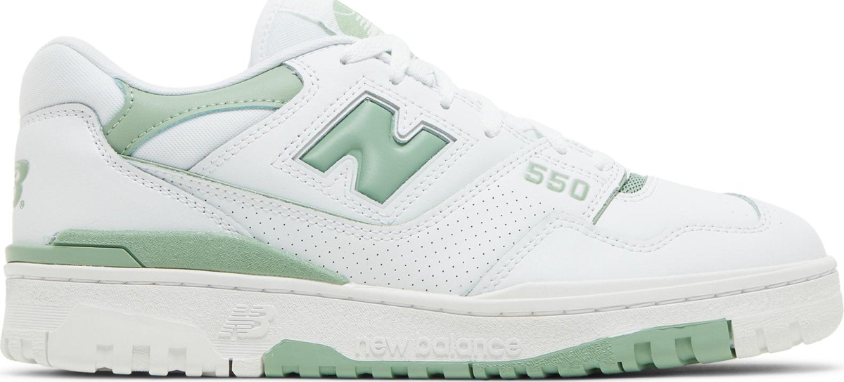 1 new balance 550 white mint green 2799 380