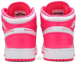 1-Jordan 1 Mid Hyper Pink White  - 2799-408