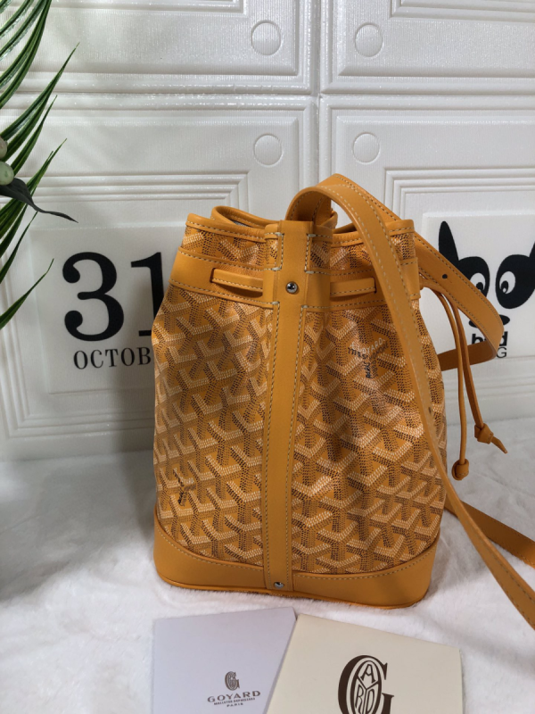 3 petit flot bucket backpack bag yellownavy blue for women 91in23cm 2799 1388