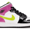 jordan 1 mid white black cyber pink gs 2799 433
