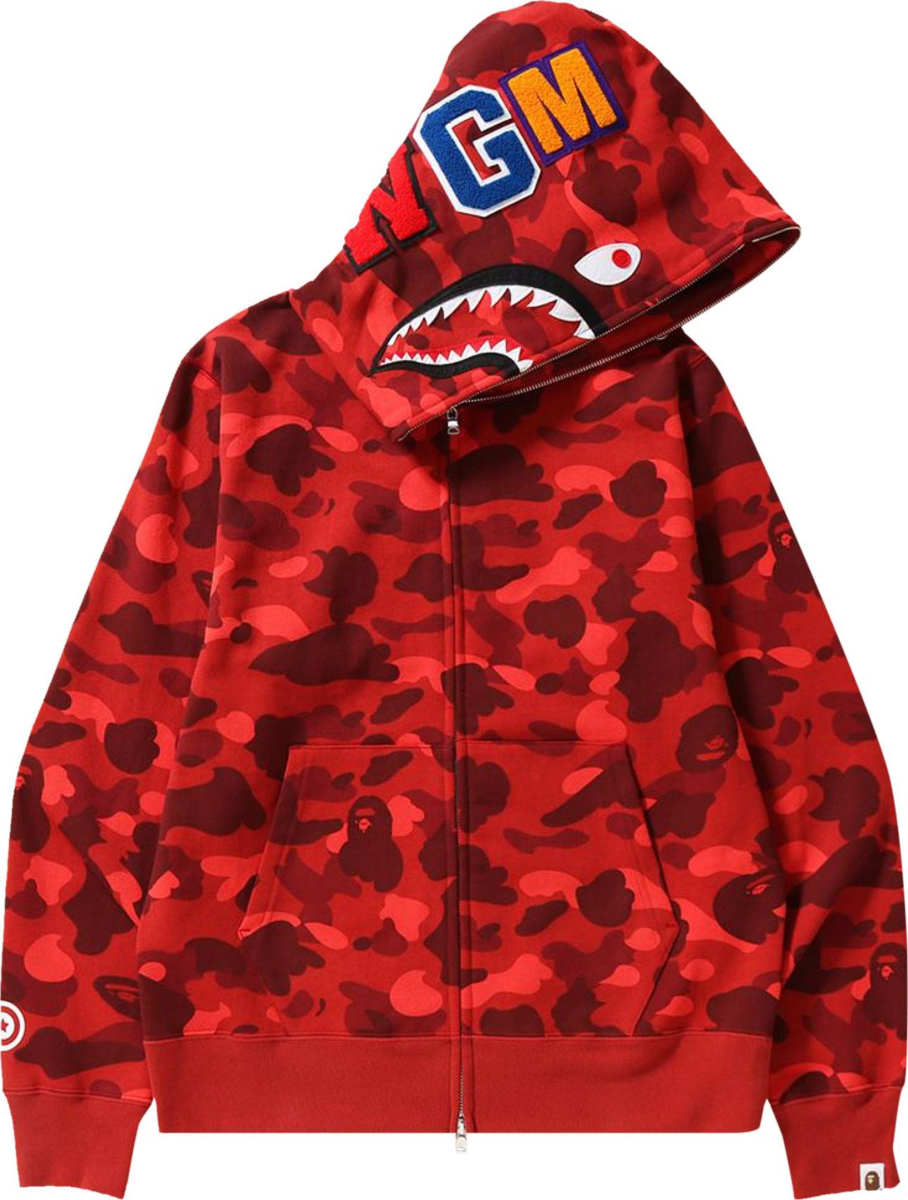 Bape zipper shirt online