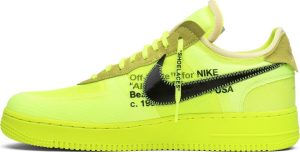 3-Nike Air Force 1 Low Off-White Volt  - 2799-531