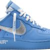 nike vintage air force 1 low off white mca university blue 2799 532