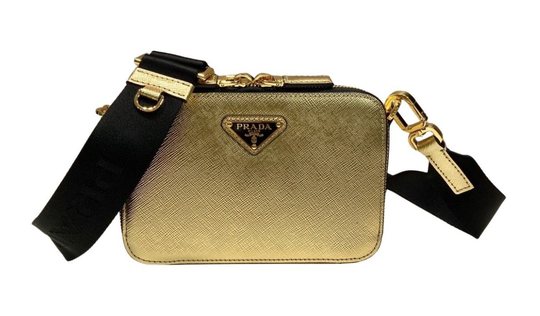 Prada bag gold hardware sale