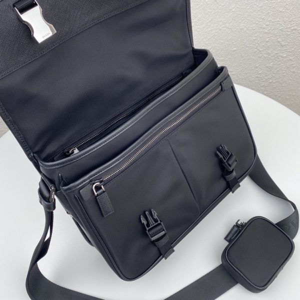 3 saffiano shoulder bag black for women 126 in 32 cm 2799 1444
