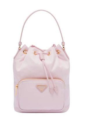 Duet Bucket Shoulder Bag logo-print Light Pink/Beige For Women 8.6 in / 22.5 cm 1BH038_RV44_F0E18_V_OOO  - 2799-1459