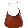 cleo brushed shoulder bag browngreen khaki for women 106 in 27 cm 2799 1464