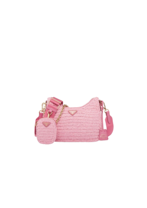 re edition 2005 raffia bag pink for women 1bh204 2a2t f0442 v v9l 2799 1494