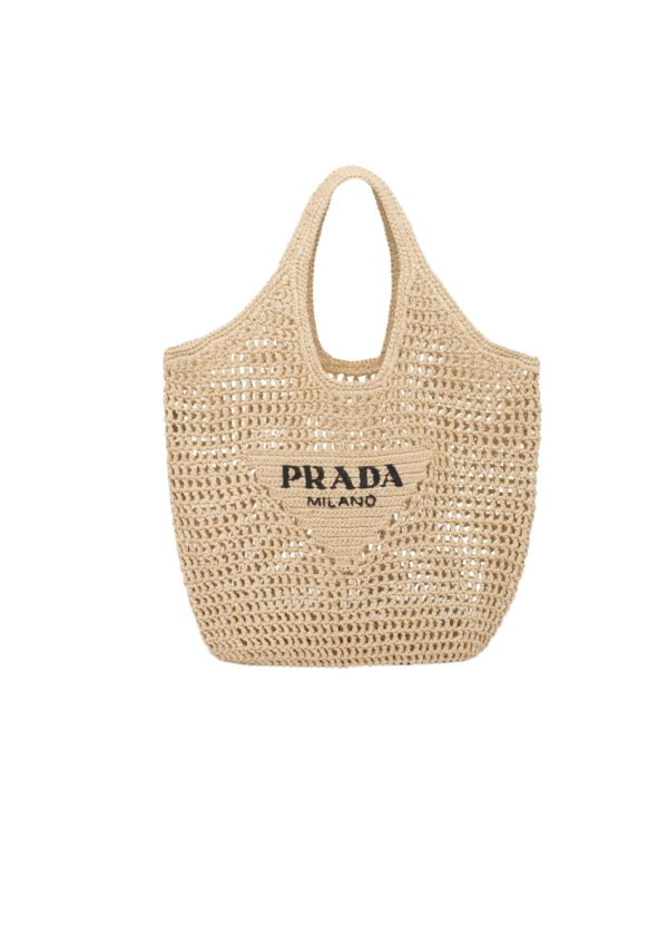raffia sports tote bag beige for women 1bg424 2a2t f0018 v ooo 2799 1499