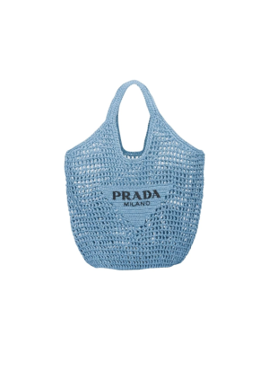 raffia sports tote bag blue for women 1bg424 2a2t f0076 v ooo 2799 1500