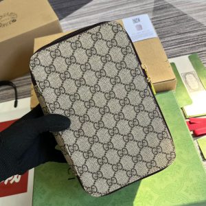 3 gg mini packing cube supreme canvas beigegrey for men 87in22cm 726657 kgd0n 4060 2799 1527