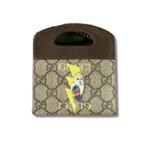 bananya print top handle mini bag supreme canvas beige for women 49in125cm 2799 1556