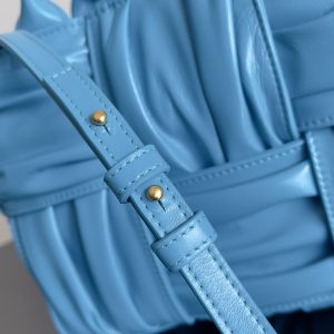 12 borsa mini arco tote Fig bag blueyellowbeige for women 98in25cm 2799 1573