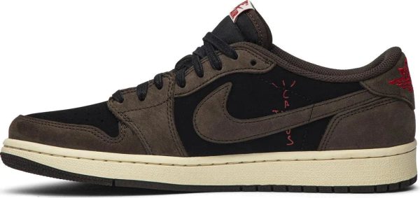 Travis Scott X Air Jordan 1 Low Louis Vuitton Black Replica