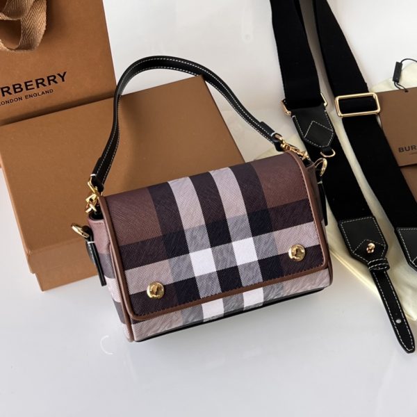 3 bb check and crossbody bag brown for women 80551721 72 in 185 cm 2799 1627