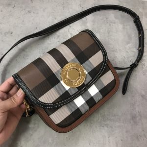 6 bb check and small elizabeth bag brown for women 80557811 75 in 19 cm 2799 1651