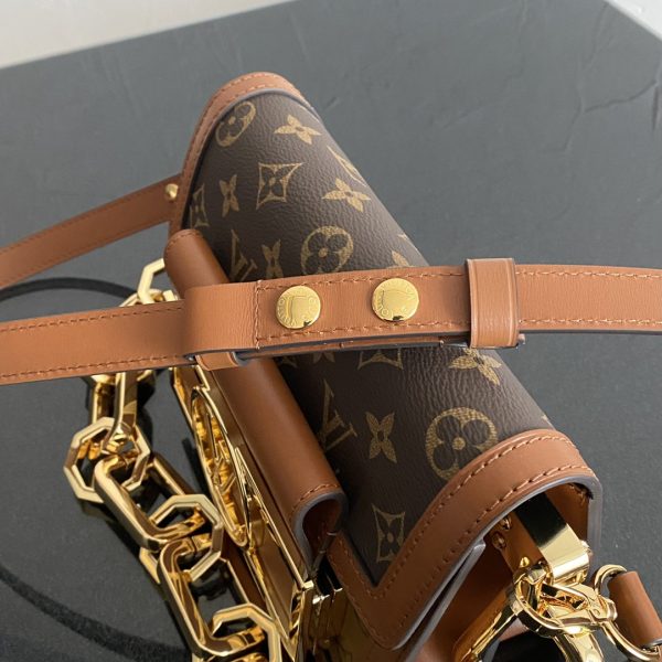8 mini dauphine monogram reverse canvas handbag brown for women 79in20cm m45959 2799 1666