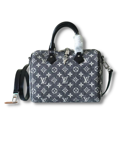 speedy bandouliere 25 monogram pattern gray for women 98in25cm m21464 2799 1686