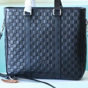 5 tadao 2way shoulder bag damier anfini black for men 146in37cm n41269 2799 1729