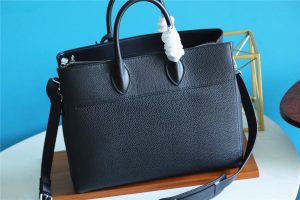 4-Cabas Business Briefcase Shoulder SOFT Bag Black For Men 15.5in/39cm M55732  - 2799-1730