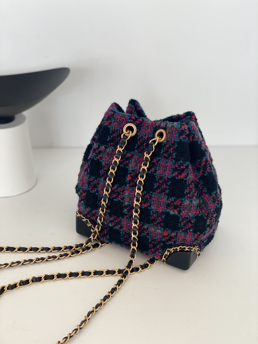 1 backpack tweed whiteblack for women 75in19cm 2799 1746