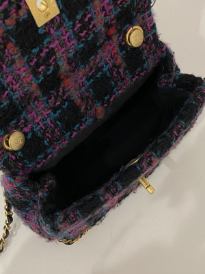 2 mini flap bag purple for women 55in14cm as3572 2799 1775