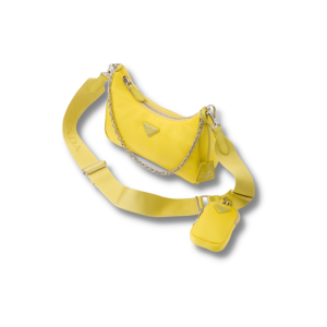 Citron Yellow Prada Re-edition 2005 Re-nylon Bag