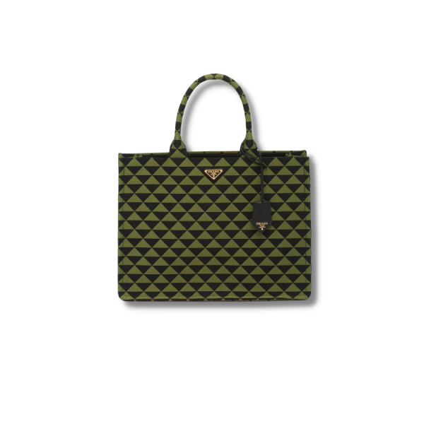 symbole embroidered fabric tote Miu bag green for men 2vg099 2fkl f0g5r v ooo 2799 1910