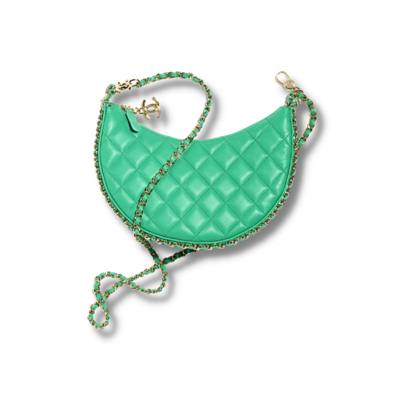 Small Hobo Bag Green For Women- AS3917 B10551 NM376  - 2799-1916